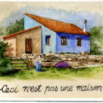 Ceci n'est pas une maison - guiño a Magritte